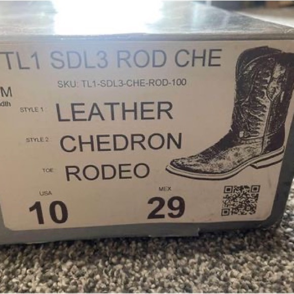 Texas Legacy Mens Leather Boots - Picture 2 of 3